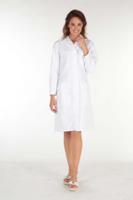 060bf91asbla-t2 MOLINEL White Women Reusable Lab Coat, M