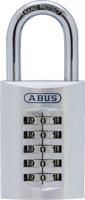 183al45 ABUS Combination Weatherproof Aluminium Combination Padlock, 8mm Shackle, 47mm Body