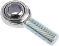 198-9156 RS PRO M20 x 1.5 Male Steel Rod End, 20mm Bore, 101mm Long, Metric Thread Standard, Male Connection Gender