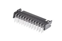 df11-24dp-2ds24 Hirose DF11 Series Right Angle Through Hole PCB Header, 24 Contact(s), 2 mm Pitch, 2 Row, Shrouded