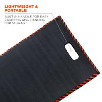 18390 Ergodyne Orange NBR Foam Kneeling Pad Resistant to Water - 1in