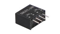smu01m-03n MEAN WELL SMU01 DC-DC Converter, 3.3V dc/ 300mA Output, 10.8 → 13.2 V dc Input, 2W, Surface Mount, +105°C Max