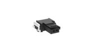 384845-384845-e ERNI SMC Series Right Angle Surface Mount PCB Socket, 2-Contact, 1-Row, 1.27mm Pitch