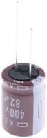 ekxj401ell820mm25s CHEMI-CON 82μF Aluminium Electrolytic Capacitor 400V dc, Radial, Through Hole - EKXJ401ELL820MM25S