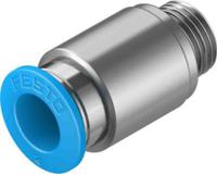 qs-g18-8-i-100 Festo Straight Threaded Adaptor, G 1/8 Male to Push In 8 mm, Threaded-to-Tube Connection Style, 133010