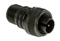 ms3106a-10sl-3p Amphenol Industrial, MS3106A, Copper Alloy 3 Way Cable Mount MIL Spec Circular Connector, Pin Contacts,Shell Size 10SL,