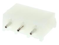 350429-1 TE Connectivity Universal MATE-N-LOK Series Straight Through Hole PCB Header, 3 Contact(s), 6.35 mm Pitch, 1 Row,