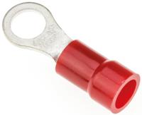 fn125-m4 JST, R Insulated Ring Terminal, 4mm Stud Size, 0.25mm² to 1.65mm² Wire Size, Red
