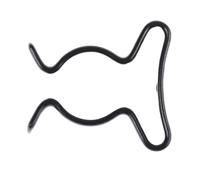 507-804 RS PRO 15.88mm Steel Spring Clip, 24.61mm x 7.94mm x 29.37mm, 6BA