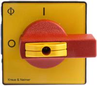 kg20bt204gba007e Kraus & Naimer 4P Pole Panel Mount Isolator Switch - 25A Maximum Current, 7.5kW Power Rating, IP65