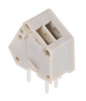 2834085-1 TE Connectivity PCB Terminal Block, 2-Contact, 2.54mm Pitch, Through Hole Mount, 1-Row, Solder Termination