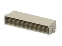 384298-e ERNI DIN Series 160 Way 2.54mm Pitch, Type Connector Plug, 5 Row, Right Angle DIN 41612 Connector, Plug