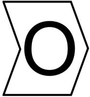 901-10443 HellermannTyton Helagrip Slide On Cable Markers, Black on White, Pre-printed "O", 2 → 5mm Cable,