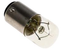 339-3399 RS PRO BA15d Indicator Light, Clear, 24 V ac/dc, 250 mA, 1000h