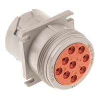 hd10-9-96p Deutsch Circular Connector, 9 Contacts, Cable, 35.3 mm Connector, Socket, Male, IP67, HD10 Series