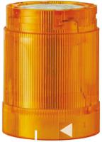 84832055 Werma 848 Series Yellow Flashing Effect Beacon Unit, 24 V ac/dc, LED Bulb, DC, IP54