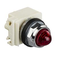 9001kp40r9 Schneider Electric, Harmony 9001K, Panel Mount Red Pilot Light, 30mm Cutout, IP66, 125, 240V ac