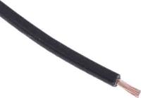 225-2149 RS PRO Black 1mm² Hook Up Wire, 17 AWG, 32/02 mm, 305m, PVC TI3 Insulation