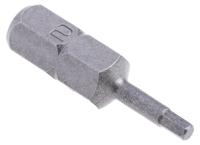 265-8348 RS PRO Hexagon Bit Set, 2 mm Tip, 1/4 in Drive, 25mm Overall