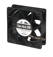9gv1212p1j01 Sanyo Denki 9HV Series Axial Fan, 12 V dc, DC Operation, 380.6m³/h, 36W, 3A Max, 120 x 120 x 38mm