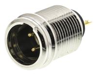 rt3mp Re-An Products Chassis Mount Miniature Connector, Male, 3 Way, Gold Plating