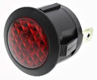 793-2566 RS PRO Red Panel Mount Indicator, 220V ac, 20.8mm Mounting Hole Size, FASTON Termination