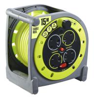 889-2488 RS PRO 15m 4 Socket Type G - British Cable Reel Open Reel, 240 V