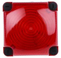 85310055 Werma BWM 853 Series Red Steady Beacon, 24 V dc, Surface Mount, Wall Mount, LED Bulb, IP66, IP67