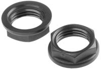 127-259 RS PRO Black PA 6 Cable Gland Locknut, M16 Thread
