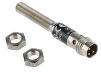 iy5036 ifm electronic Inductive Threaded Barrel Proximity Sensor, M5, 0.8 mm Detection, PNP NO, 10 → 36 V dc
