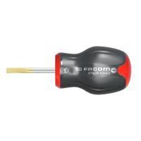 at55x35 Facom Slotted Stubby Screwdriver, 5.5 mm Tip, 35 mm Blade, 91 mm Overall