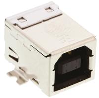 1-1734346-1 TE Connectivity Right Angle, SMT, Socket- Single Port Type B USB Connector