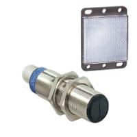 xu9n18pp341d Telemecanique Sensors Polarised Retro Reflection Photoelectric Sensor, Barrel Sensor, 2 m Detection Range