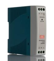 mdr-10-15 MEAN WELL MDR Switched Mode DIN Rail Power Supply, 85 → 264V ac ac Input, 15V dc dc Output, 670mA Output, 10W
