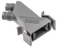 1688353 Phoenix Contact 168 Series PA D Sub Backshell, 9 Way