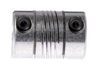 725131818 Huco Beam Coupling, 13mm Outside Diameter, 4mm Bore, 19.1mm Length Coupler