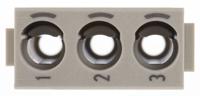 09140033101 HARTING Heavy Duty Power Connector Module, 40A, Female, Han-Modular Series, 3 Contacts