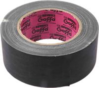at200 Advance Tapes AT200 Black Matt Gaffa Tape, 50mm x 25m, 0.26mm Thick
