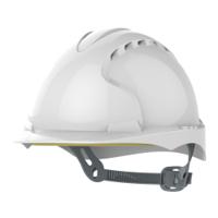 ajf030-000-100 JSP EVO2 White Safety Helmet, AdjustableVentilated