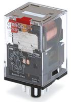 mks2pi-12vac Omron Plug In Power Relay, 12V ac Coil, 10A Switching Current, DPDT