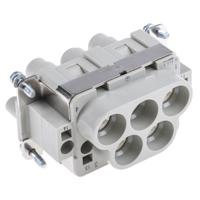 09380082701 HARTING Heavy Duty Power Connector Insert, 63A, Female, Han-Com Series, 4 Contacts