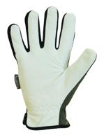 fm2-09 Polyco Healthline FM2 Grey Leather Work Gloves, Size 9