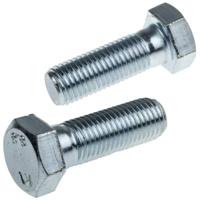 279-975 RS PRO Bright Zinc Plated Steel, Hex Bolt, M20 x 65mm
