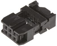 t812106a101ceu Amphenol Communications Solutions 6-Way IDC Connector Socket for Cable Mount, 2-Row