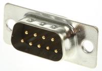 528-3531 RS PRO 9 Way Through Hole D-sub Connector Plug, 2.77mm Pitch