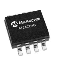at24c64d-sshm-t Microchip AT24C64D-SSHM-T,  64 kB EEPROM,  550 ns 8-Pin SOIC Serial-I2C (2 Wire)