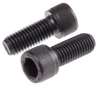 468-0391 RS PRO Black, Self-Colour Steel Hex Socket Cap Screw, DIN 912, M12 x 30mm