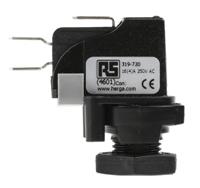 319-720 RS PRO 6871 Series Momentary Air Switch, 250mm Fly Lead, Panel Mounted