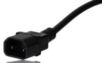 7859020 Rittal Straight Straight IEC C18 Power Cord, 2mDK