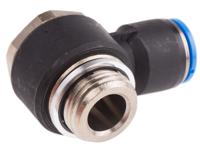 qslv-g12-12 Festo QS Series Elbow Threaded Adaptor, G 1/2 Male to Push In 12 mm, Threaded-to-Tube Connection Style, 186146